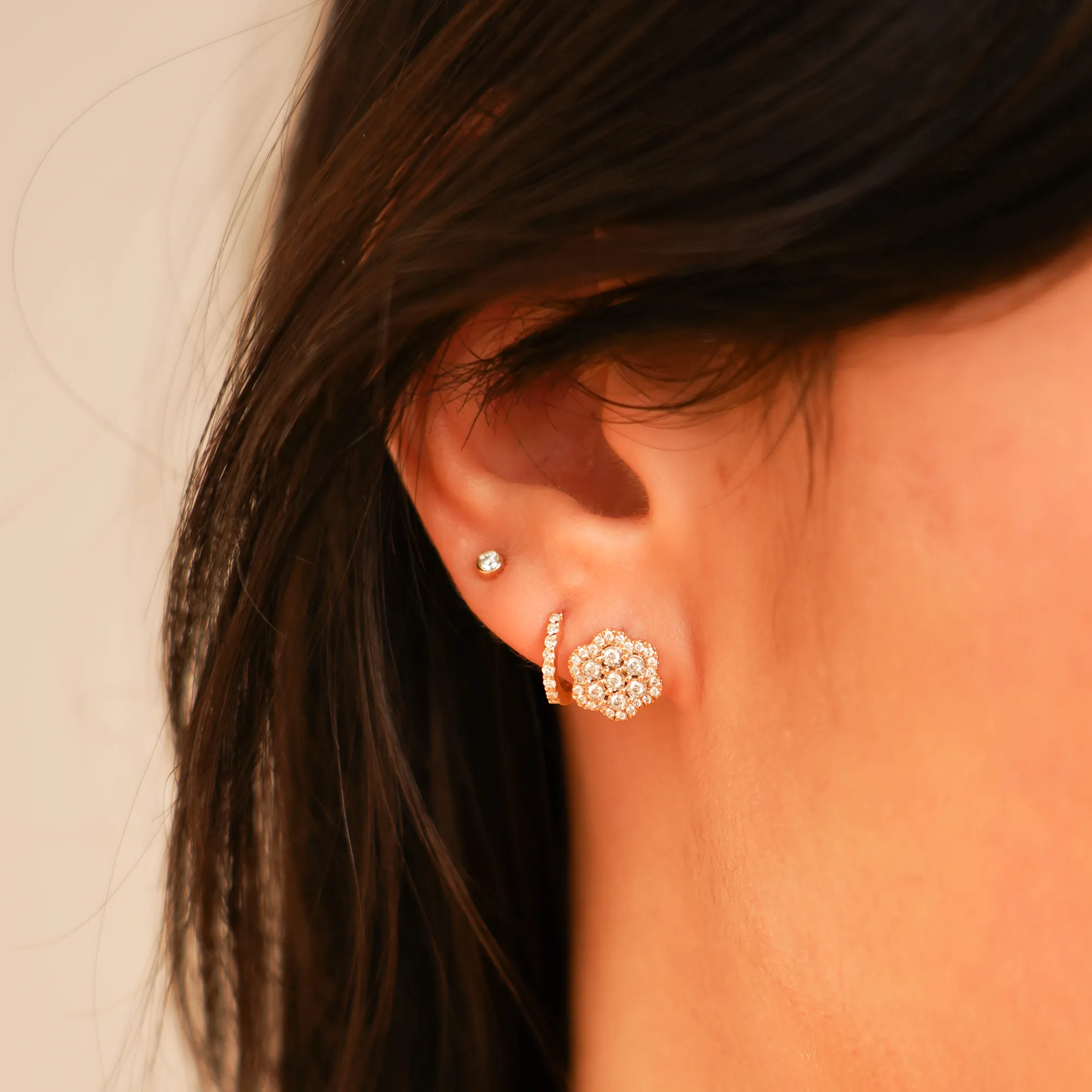 Ava Bea Flower Studs
