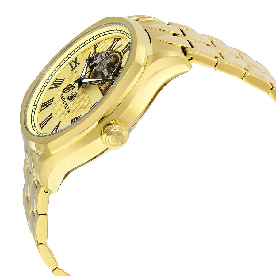 Brooklyn Dunham Skeleton Men's Automatic Ivory Dial Men's Watch 202-M2372