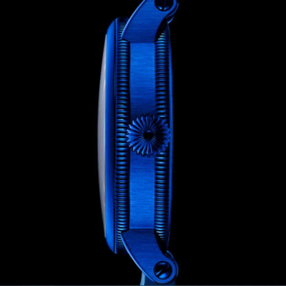 Chronoswiss orologio Open Gear Resec Electric Blue Limited Edition 50pezzi 44mm blu automatico acciaio finitura DLC blu CH-6926-BLSI