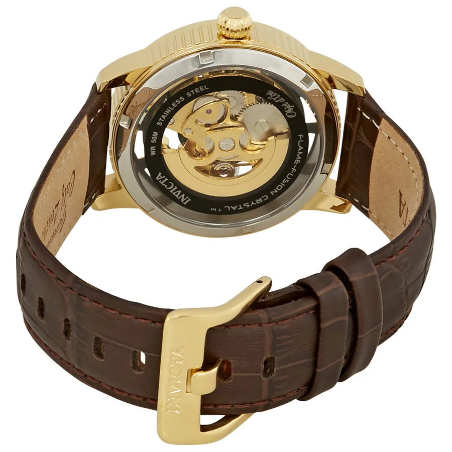 Invicta Objet D Art Automatic Black Skeleton Dial Men's Watch 22642