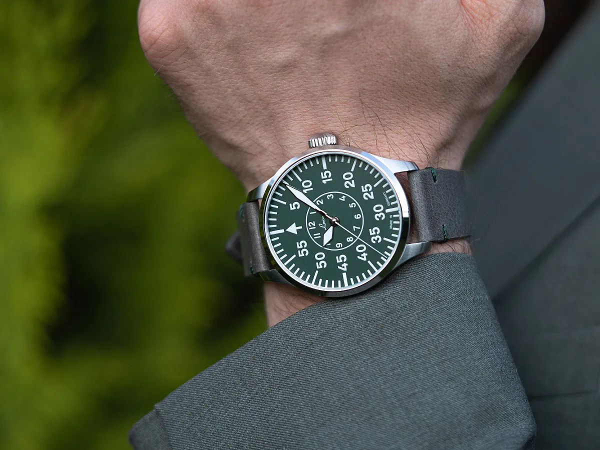 LACO PILOT WATCH BASIC AACHEN GRUN 42 MM AUTOMATIC