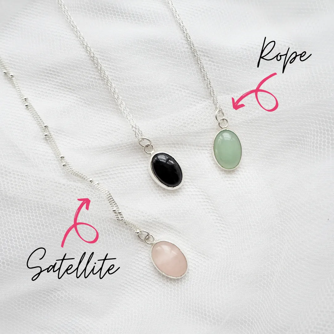 Onyx Gemstone Necklace