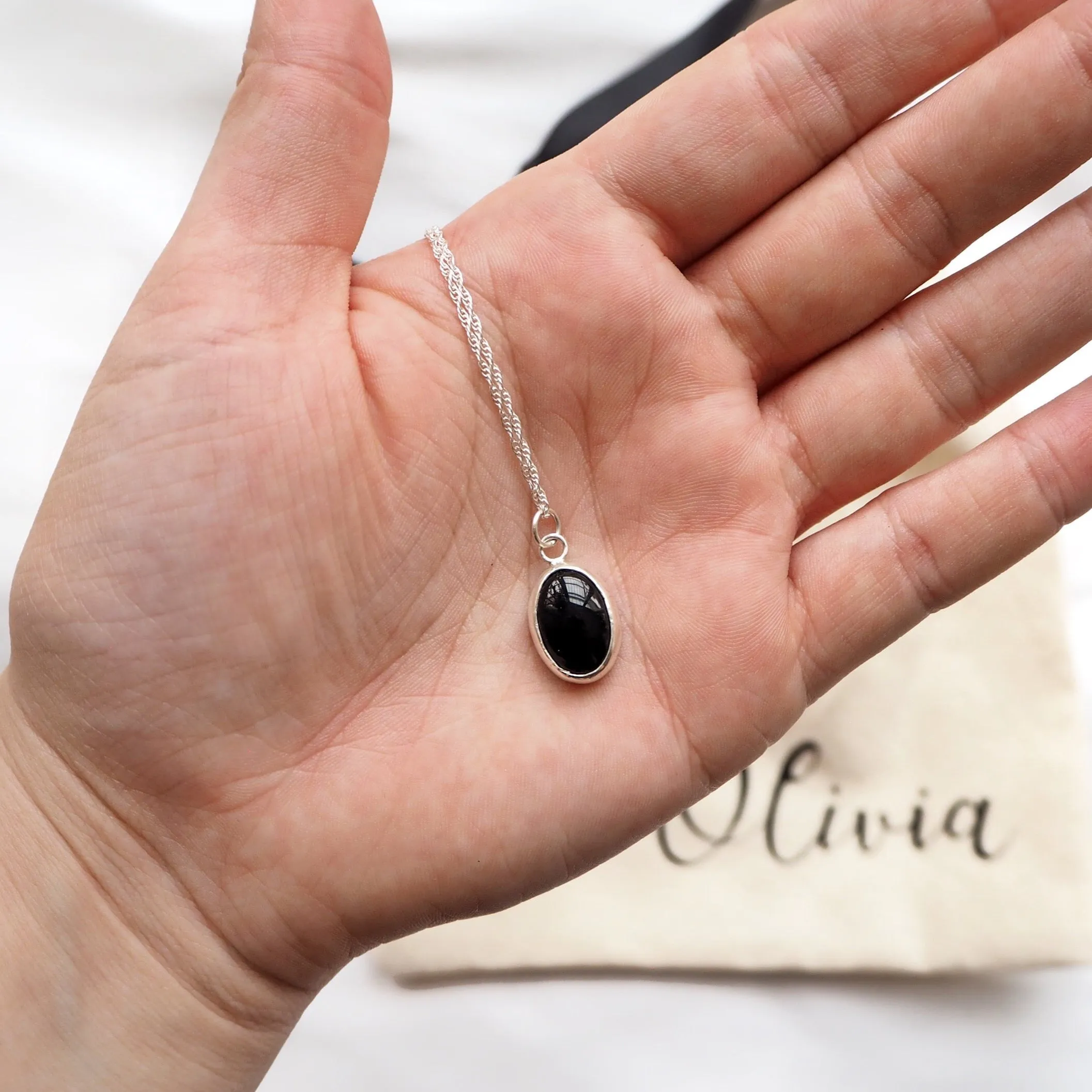 Onyx Gemstone Necklace
