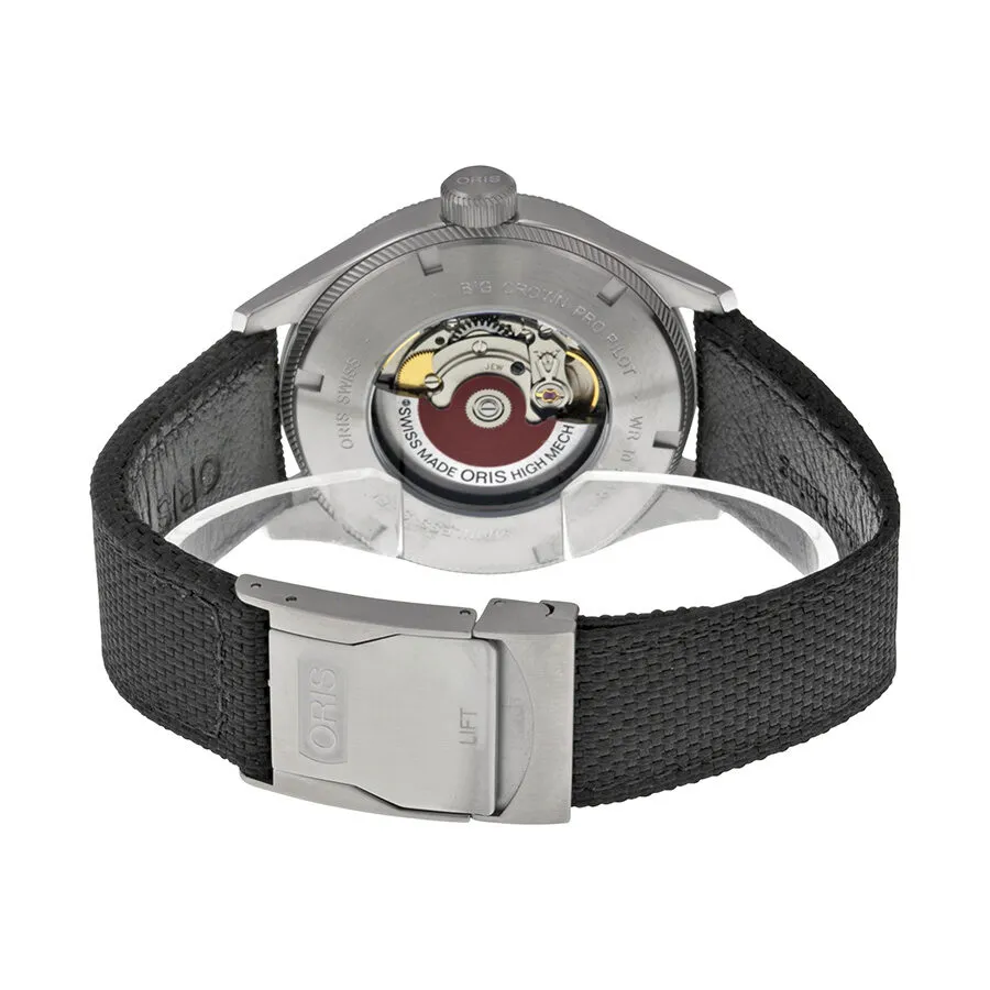 Oris Big Crown Pro Pilot Automatic Black Dial Black Textile Men's Watch 748-7710-4164BLKFS