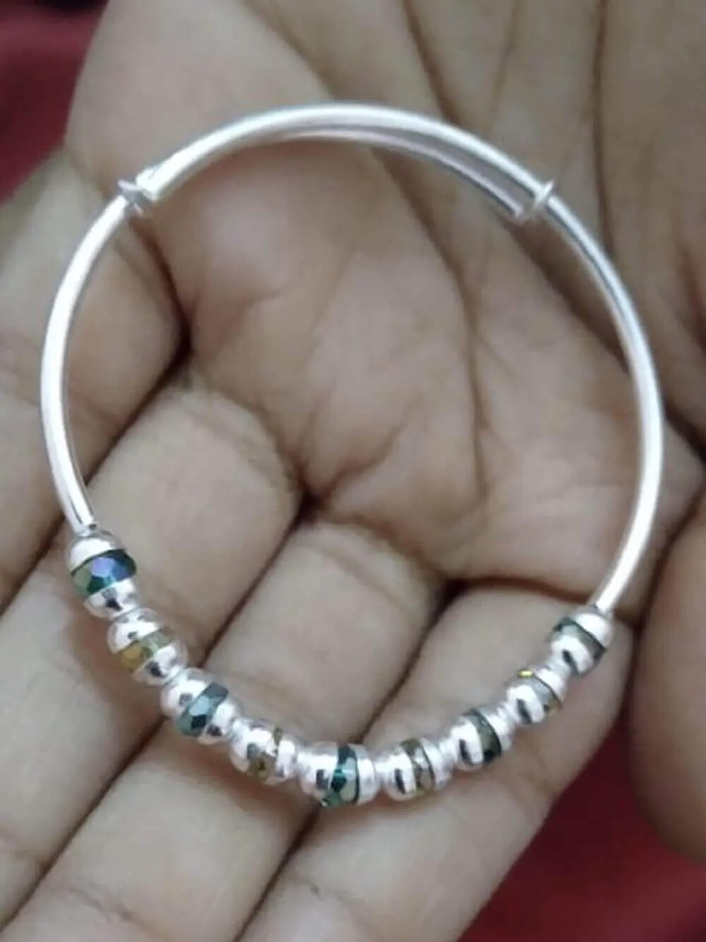 Silver Baby Bangles (0-1 yr)